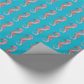 Papier Cadeau Papier d'emballage d'hippocampe (Coin)