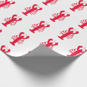 Papier Cadeau Papier d'emballage d'impression de homard (Coin)