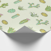 Papier Cadeau Papier d'emballage d'impression vert en bon état (Coin)