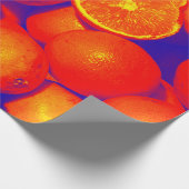 Papier Cadeau Papier d'emballage d'oranges (Coin)