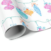 Papier Cadeau Papier d'emballage d'ornement (Coin rond)