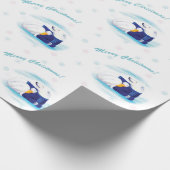 Papier Cadeau Papier d'emballage d'ours blancs de Noël (Coin)