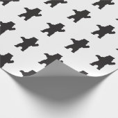 Papier Cadeau Papier d'emballage d'ours noir (Coin)