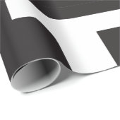 Papier Cadeau Papier d'emballage du capital P (Coin rond)