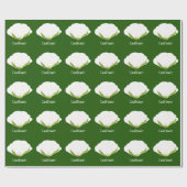 Papier Cadeau Papier d'emballage du caractère | de chou-fleur (Plat)