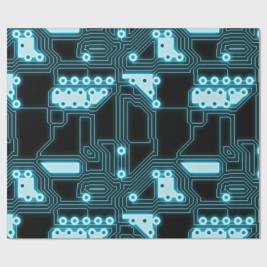 Papier Cadeau papier d'emballage du circuit imprimé (Plat)