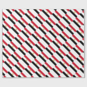 Papier Cadeau Papier d'emballage du drapeau égyptien (Plat)