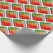 Papier Cadeau Papier d'emballage du drapeau portugais (Coin)