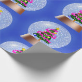 Papier Cadeau papier d'emballage du globe de neige (Coin)