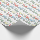 Papier Cadeau Papier d'emballage du tracteur (Coin)