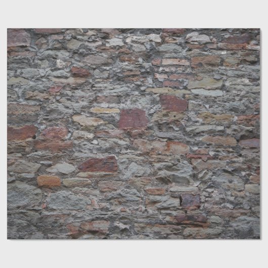 Papier Cadeau Papier d'emballage d'un ancien château (Plat)