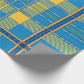 Papier Cadeau papier d'emballage écossais en tartan plaid (Coin)