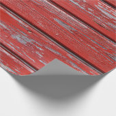 Papier Cadeau papier d'emballage en bois rouge usagé (Coin)
