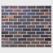 Papier Cadeau papier d'emballage en briques colorées (Plat)