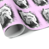 Papier Cadeau Papier d'emballage en corso de canne (Coin rond)