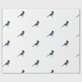 Papier Cadeau papier d'emballage en jais bleu stellaire (Plat)