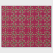 Papier Cadeau Papier d'emballage en letton Sun/Snowflake (Plat)