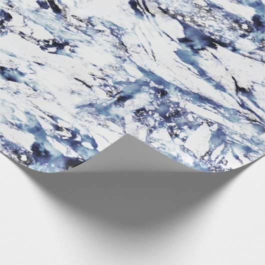 Papier Cadeau Papier d'emballage en marbre (Coin)