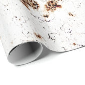 Papier Cadeau papier d'emballage en métal rouillé (Coin rond)