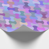 Papier Cadeau papier d'emballage en mosaïque pastel (Coin)