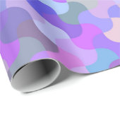 Papier Cadeau papier d'emballage en mosaïque pastel (Coin rond)