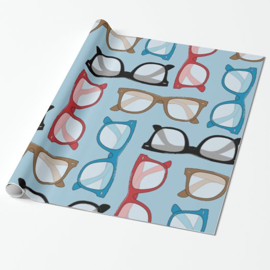 Papier Cadeau papier d'emballage en verre (Déroulé)
