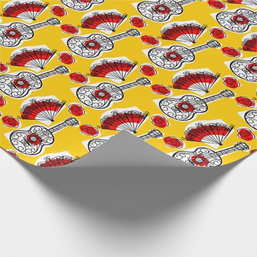 Papier Cadeau Papier d'emballage espagnol Souvenirs (Coin)