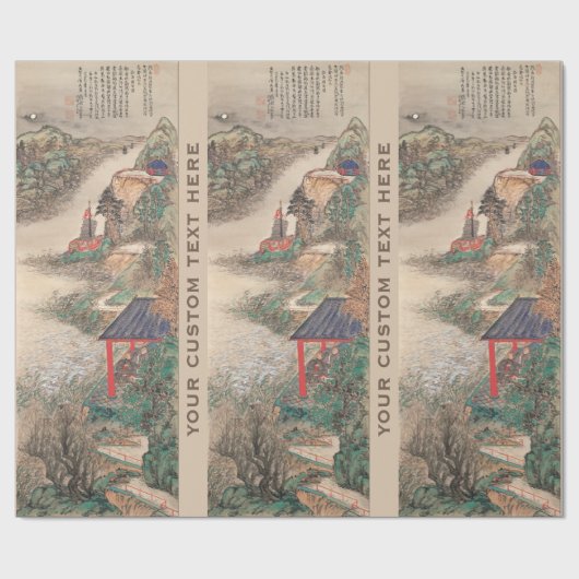 Papier Cadeau Papier d'emballage fait sur commande d'art (Plat)