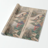 Papier Cadeau Papier d'emballage fait sur commande d'art (Déroulé)
