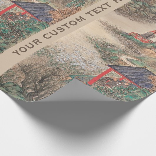 Papier Cadeau Papier d'emballage fait sur commande d'art (Coin)