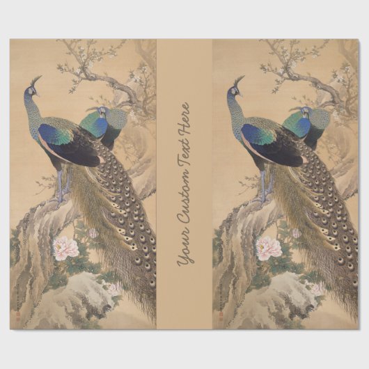 Papier Cadeau Papier d'emballage fait sur commande d'art (Plat)