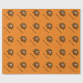 Papier Cadeau Papier d'emballage fait sur commande de dinde de (Plat)