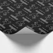 Papier Cadeau Papier d'emballage fait sur commande de smurf (Coin)