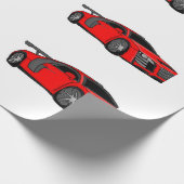 Papier Cadeau Papier d'emballage fait sur commande "de voiture (Coin)