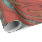 Papier Cadeau papier d'emballage feu et glace (Coin rond)