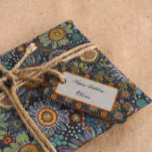 Papier Cadeau Papier d'emballage fleur de style art autochtone