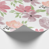 Papier Cadeau papier d'emballage floral (Coin)