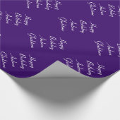 Papier Cadeau Papier d'emballage foncé brillant anniversaire (Coin)