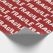 Papier Cadeau Papier d'emballage fragile (Coin)