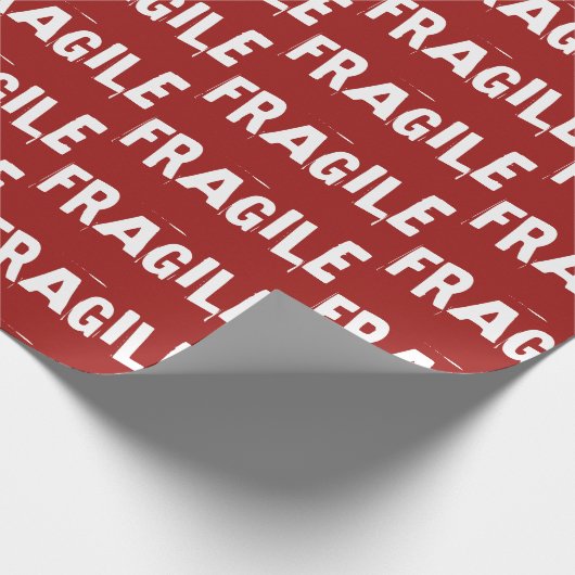 Papier Cadeau Papier d'emballage fragile (Coin)