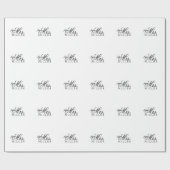 Papier Cadeau Papier d'emballage - future Mme (Plat)