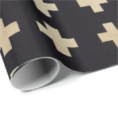 Papier Cadeau Papier d'emballage géométrique (Coin rond)