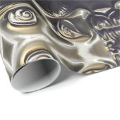 Papier Cadeau Papier d'emballage gravant en refief d'art de (Coin rond)