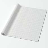 Papier Cadeau Papier d'emballage HAMbyWG - Wh/Crm Lg Panier (Déroulé)