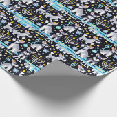 Papier Cadeau Papier d'emballage Hanukka (Coin)