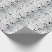 Papier Cadeau Papier d'emballage imprimé de pied d'oiseau (Coin)