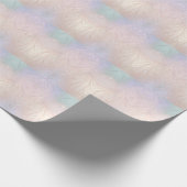 Papier Cadeau Papier d'emballage iridescent abstrait moderne (Coin)