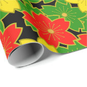 Papier Cadeau papier d'emballage japonais lavi style sakura (Coin rond)