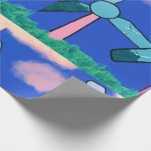 Papier Cadeau Papier d'emballage Kawaii Windmill Dreams (Coin)