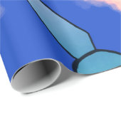 Papier Cadeau Papier d'emballage Kawaii Windmill Dreams (Coin rond)